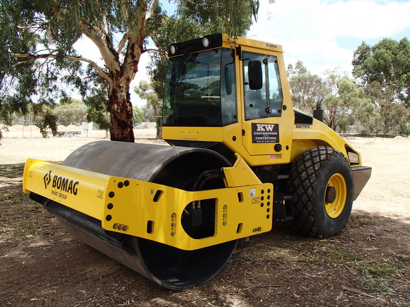 Bomag Single Smooth Drum Roller KW Earthmoving & Concreting
