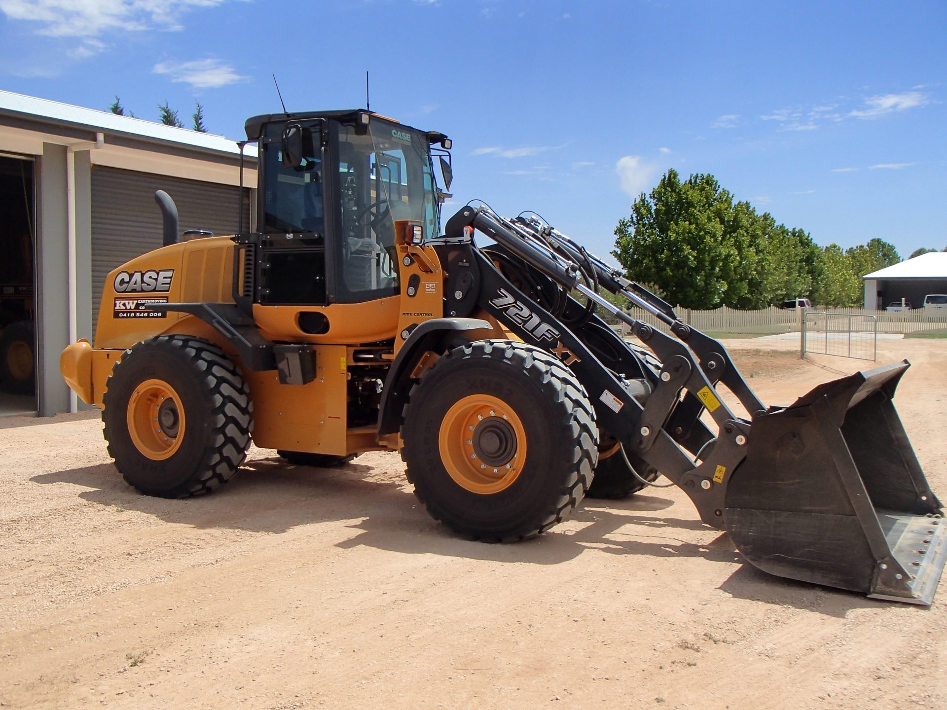 Case 721F Wheel Loader | KW Earthmoving & Concreting