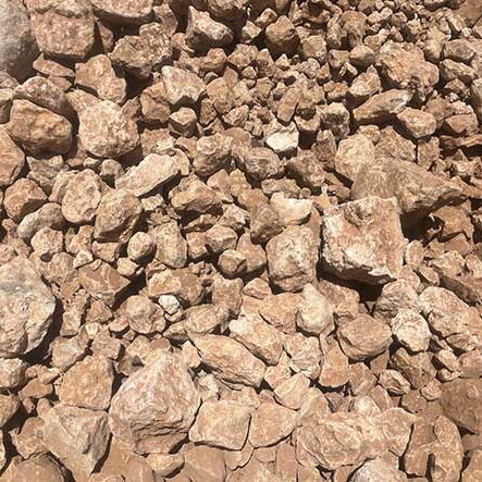 Close-up of Crushed Rocks for Quarry Projects in Mildura